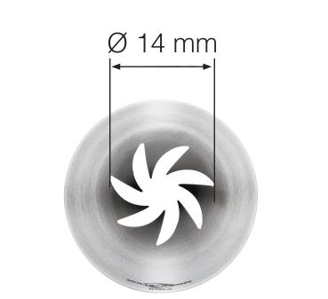 Preview: Küchenprofi Bake Rosettentülle 14 mm 08 0550 28 14